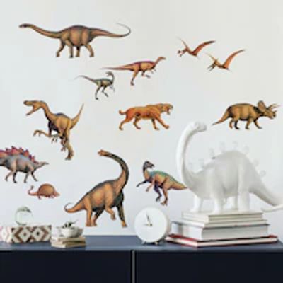 WALL DECALS, DINOSAURS SET OF 16