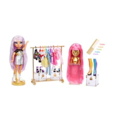 Rainbow High Fashion Studio - Exclusive Doll with Rainbow of Fashions (clothes and accessories) and 2 Sparkly Wigs to Create 300+