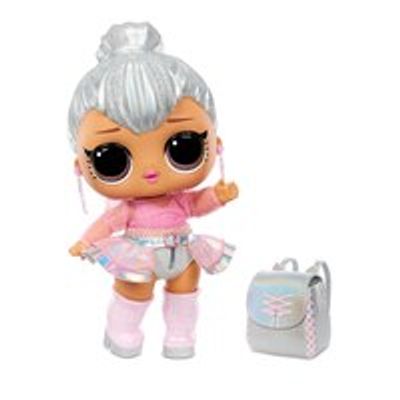 L.O.L. Surprise! Big B.B. (Big Baby) Kitty Queen - 12" Large Doll, Unbox Fashions, Shoes, Accessories, Includes Playset Desk, Chai