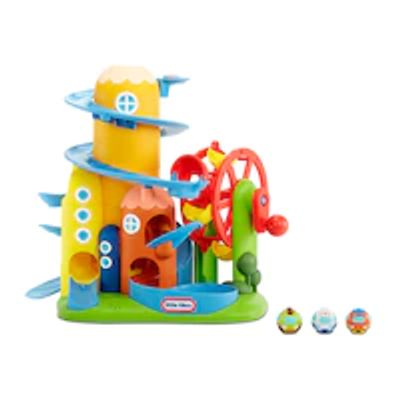 Learn & Play Roll Arounds Turnin' Town, Toy Cars and Playset for Toddlers Ages 18 Months and Up