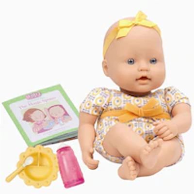 BABY SWEETHEART FEEDING TIME 12" Doll with Book