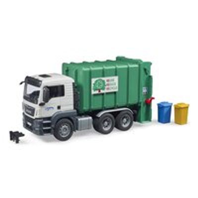 Bruder MAN TGS Rear Loading Garbage Truck - Green