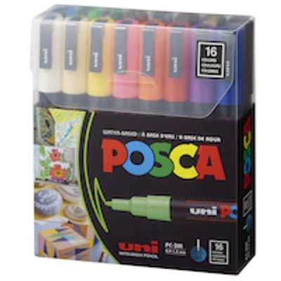 POSCA 8-Color Paint Market Set, PC-3M Fine