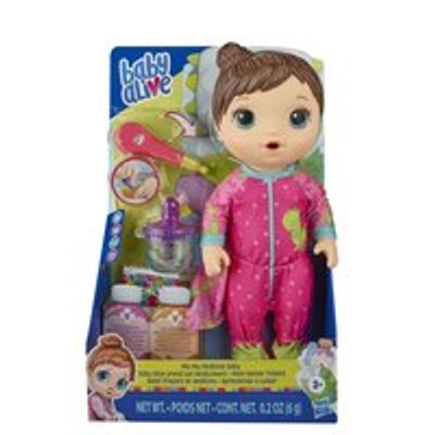 Baby Alive Mix My Medicine Baby Doll, Dinosaur Pajamas, Drinks and Wets, Doctor Accessories, Toy for Kids Ages 3 and Up