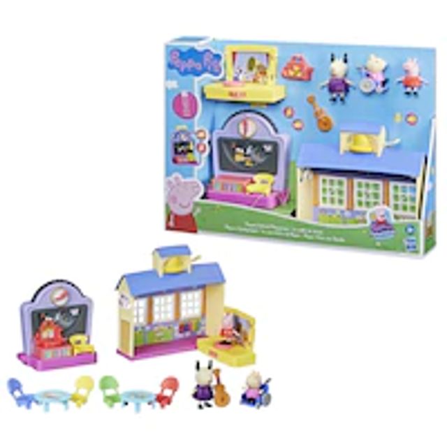Peppa Pig Peppa's Adventures Peppa's School Playgroup Preschool Toy, with Speech and Sounds, for Ages 3 and Up