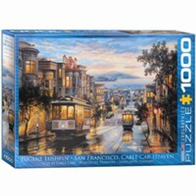 San Francisco Cable Car Heaven by Eugene Lushpin 1000-Piece Puzzle