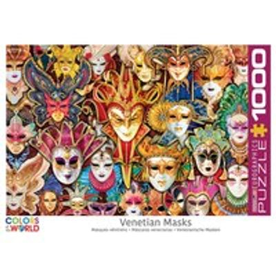 Venice Carnival Masks Colors of World 1000 Piece Puzzle