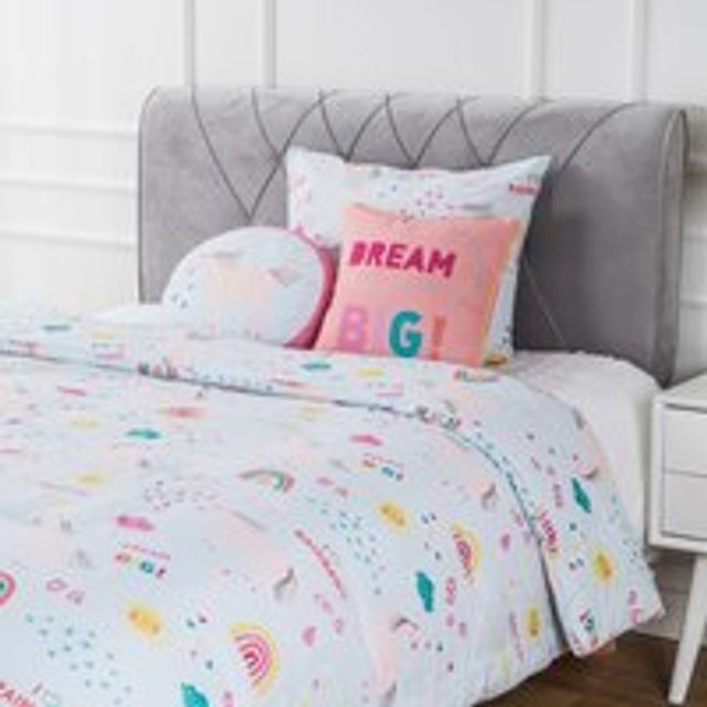 Dreamy Unicorn Printed Juvenile Comforter Set - Twin
