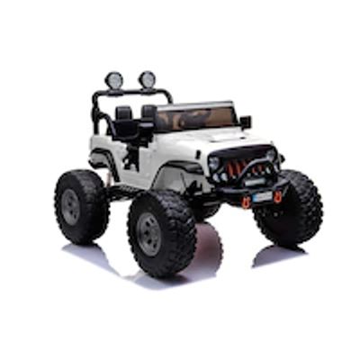 Ride on Jeep Car Truck 12V Electric Monster Jeep for Kids with 2 Seater, Full LED Lights, Parental Remote Control, MP3 Player, 3 S