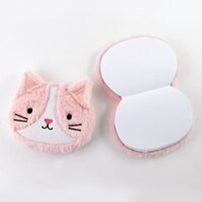 Furry List Pad, Pink Cat