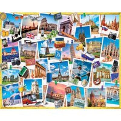 White Mountain Puzzles Snapsots of Europe 1000 Piece Puzzle