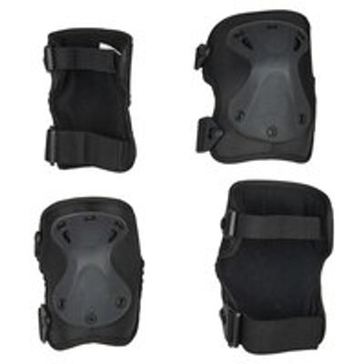 MICRO Elbow & Knee Pad Set-Black-S