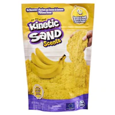 Kinetic Sand Scents, 8oz Yellow Go Bananas Scented Kinetic Sand, for Kids Aged 3 and Up