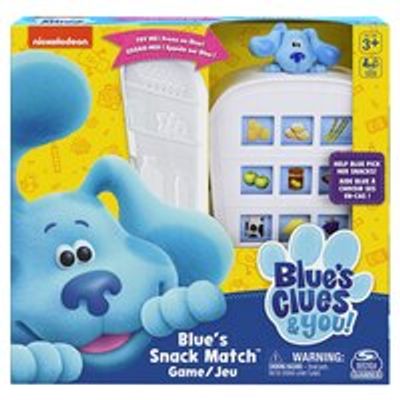 Nickelodeon Blue's Clues Snack Match Game, Matching Board Game, for Families and Kids Ages 3 and Up