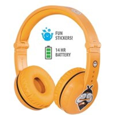 BuddyPhones Play Wireless Headphones - Safari Yellow