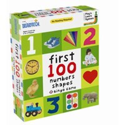 First 100 Numbers Colours & Shapes Bingo Game