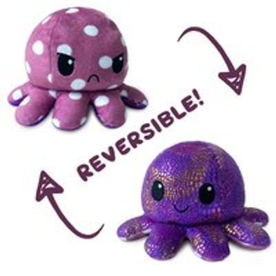 TeeTurtle Reversible Octopus Plushie
