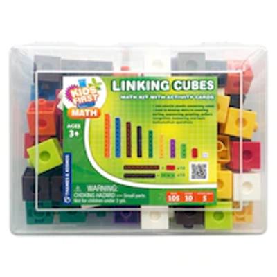 LINKING CUBES MATH KIT WITH ACTIVITY CARDS