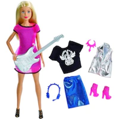 BARBIE(r) Musician Doll, Blonde, with Guitar, Extra Clothes and Accessories