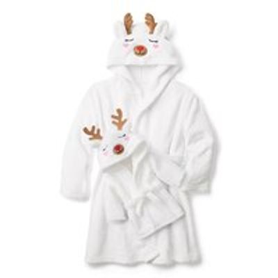 American Girl Truly Me Reindeer Robe Set for Girls & Dolls Size 5/6