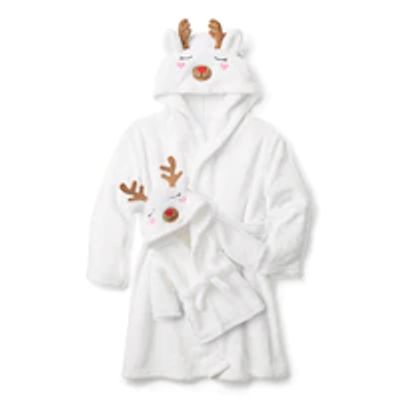 American Girl Truly Me Reindeer Robe Set For Girls and Dolls Size 7/8