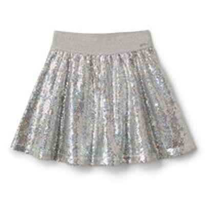 American Girl Truly Me Silver Sparkle Skirt For Girls Size