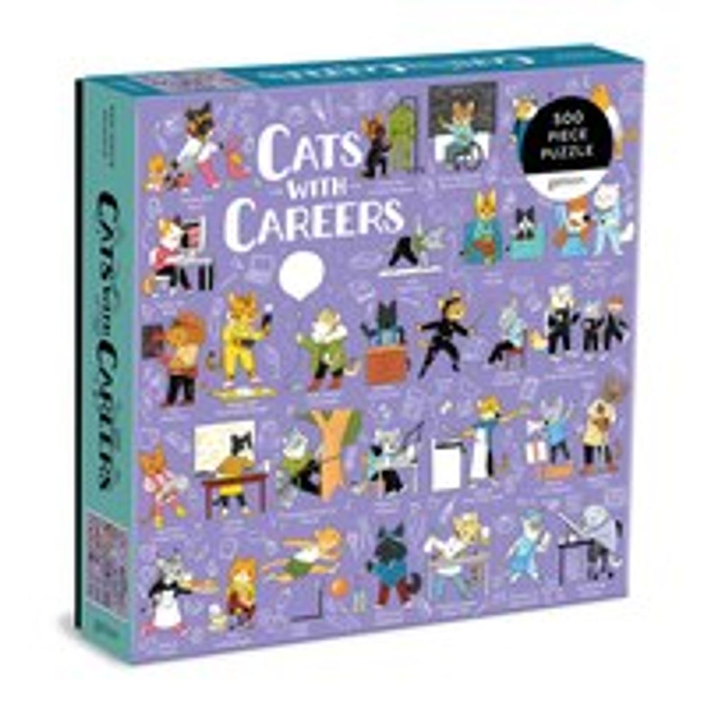 Cats with Careers PUZZLE 500 pc