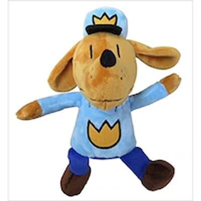 MerryMakers Plush Character Dog Man in Policeman Uniform