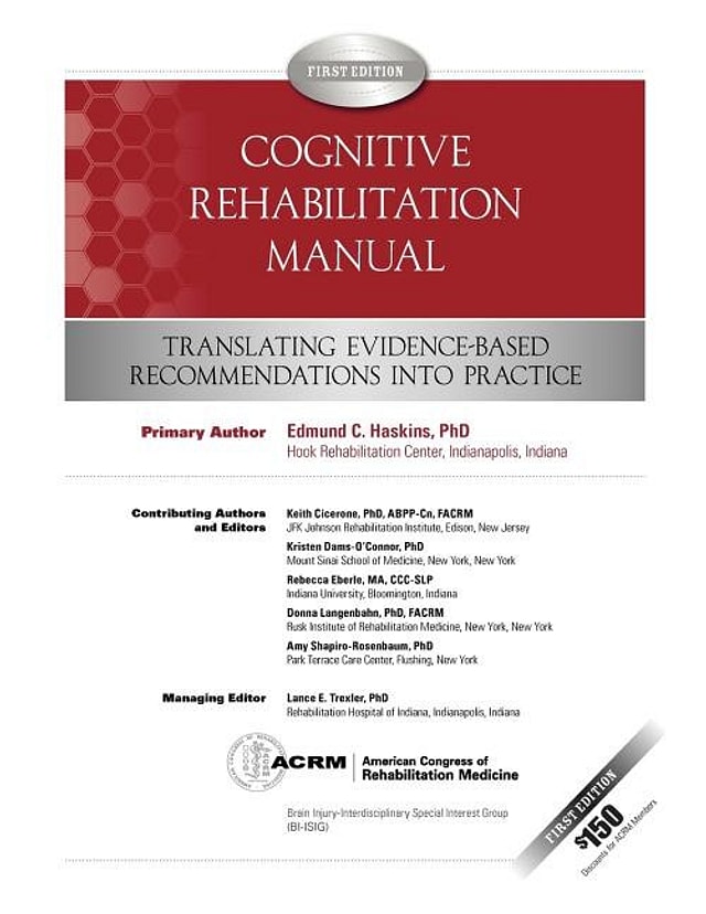 Cognitive Rehabilitation Manual by Amy Shapiro-Rosenbaum Ph D, Paperback | Indigo Chapters