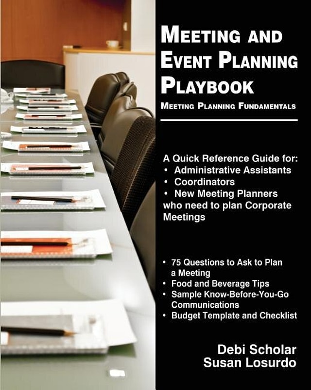 Meeting and Event Planning Playbook by Susan Losurdo, Paperback | Indigo Chapters
