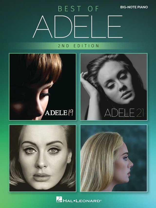 Best Of Adele For Big-note Piano - 2nd Edition: Easy Songbook With Lyrics by Adele Adele, Paperback | Indigo Chapters