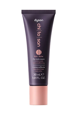 Dyson Chitosan™ Pre-style cream travel mini (Curly to coily rich conditioning) 30ml