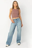 Myka Wash Wide Leg Jeans by Celebrity Pink