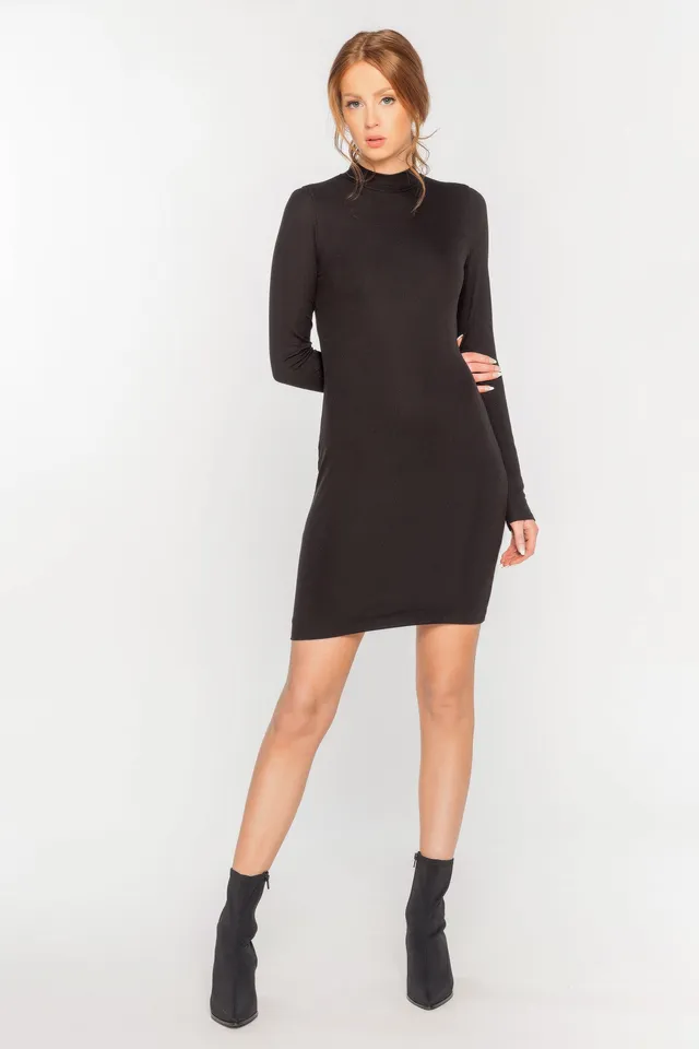 Long-Sleeve Bodycon Velvet Dress with Mesh Cut-Outs