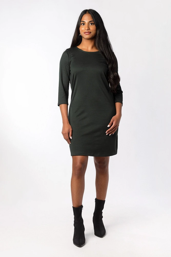 ONLY 3/4 Sleeve Shift Dress