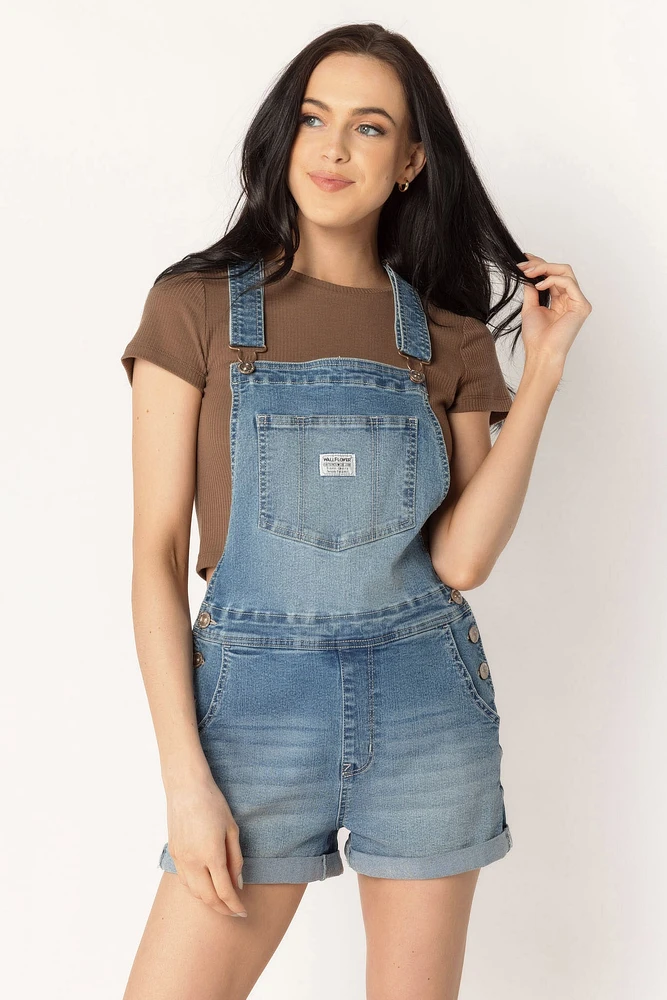 Wallflower Elle Wash Retro Highrise Shortall