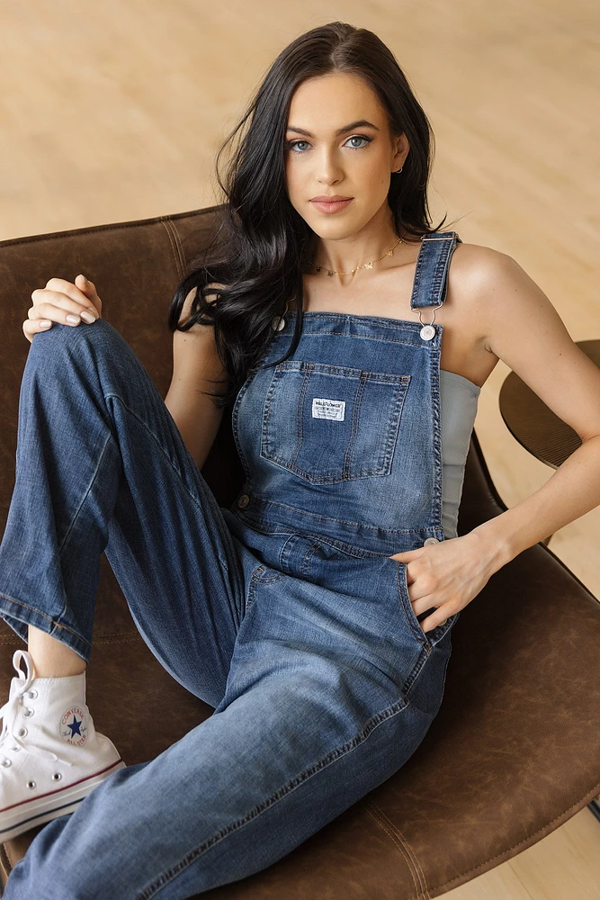 Wallflower Milan Wash Retro High-Rise Overall