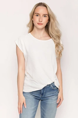 Airflow Twisted Hem Blouse