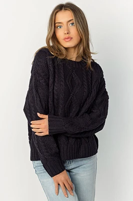 Oversized Cable Knit Sweater