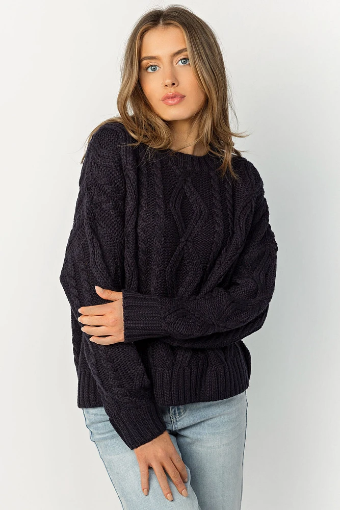 Oversized Cable Knit Sweater