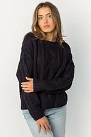 Oversized Cable Knit Sweater