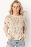 Lightweight Open-Knit Sweater