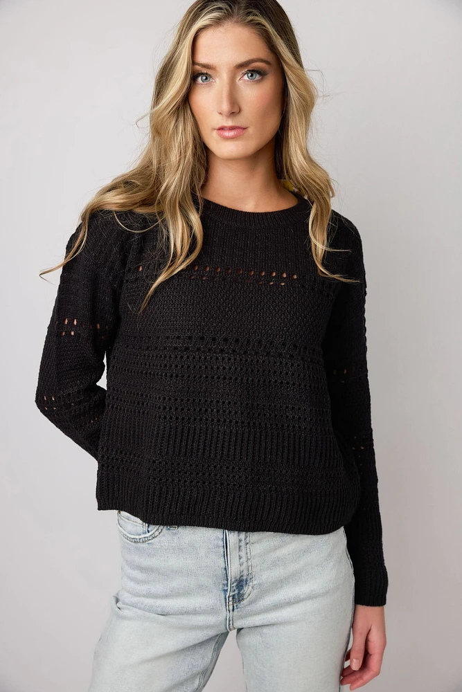 Breezy Knit Crewneck