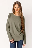 Dolman Sleeve Hacci Sweater