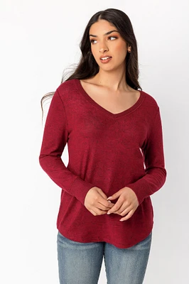 Dolman Sleeve V-Neck Supersoft Sweater