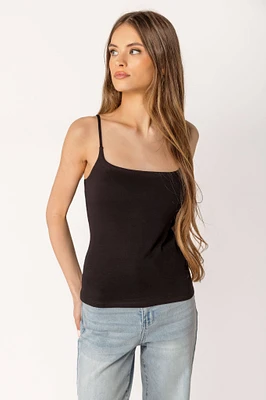 Scoop-Neck Cami with Padded Cups