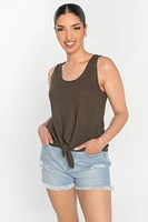 Camisole gaufrée devant nou