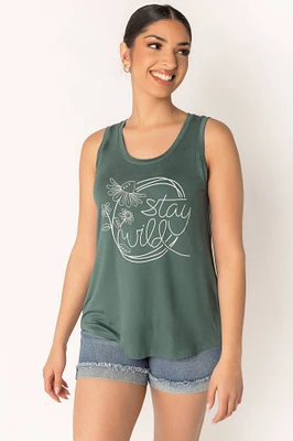 "Stay Wild" Graphic Tank