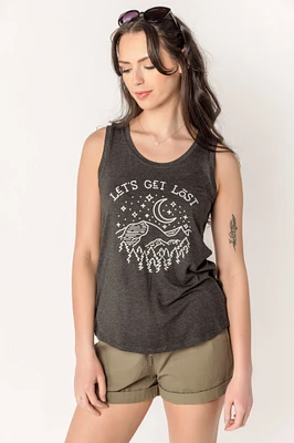 Let's Get Lost" Graphic Tank