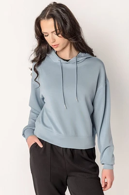 Modal Scuba Cropped Hoodie